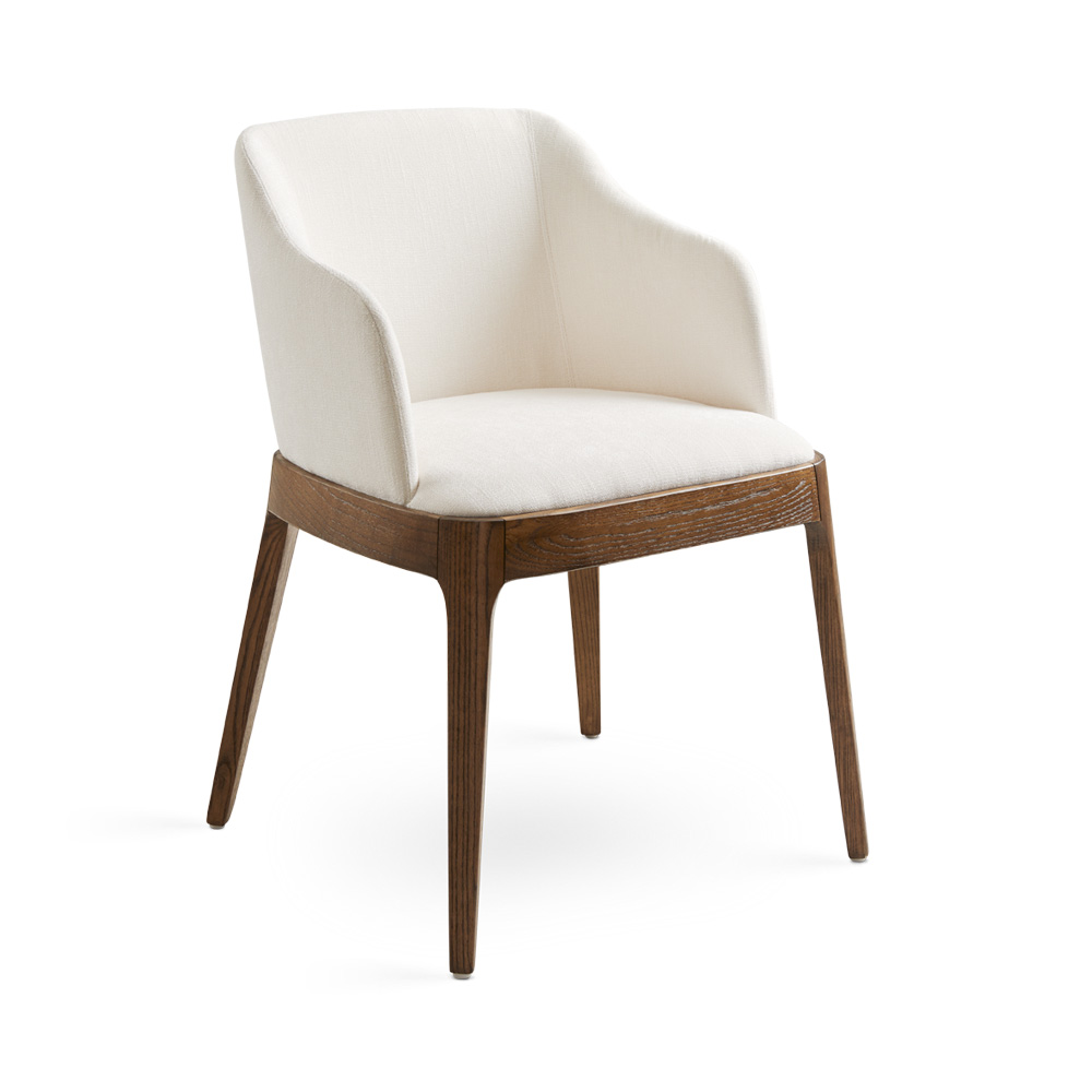 Antonia Dining Chair: Ivory